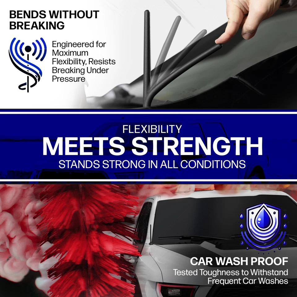 **THE ORIGINAL**  6 3/4" ANTENNA MAST - FITS: 2006-2026 Chevrolet Silverado 1500 - Image 4 of 4