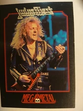 1991 Impel MEGA METAL Rock Trading Card 54 KK Downing Uncirculated Judas Priest