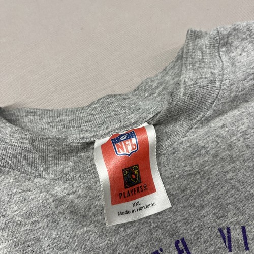 Camiseta Gris Manga Larga Talla 2XL Y2KVintage Años 90 Minnesota Vikings Randy Moss - Imagen 3 de 5