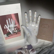 Fortune Teller Ceramic Palmistry Hand (A Hand In Your Future )New Open Box 7.5"