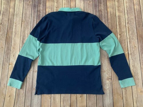 NWT MENS OAKLEY THERMONUCLEAR RACING TEAM long sleevePolo DARK BLUe/green size M - Picture 6 of 6