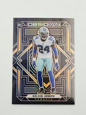 Kelvin Joseph 2021 Obsidian Electric Etch Orange /75 RC Rookie Cowboys #181