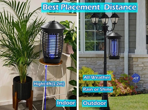 Outdoor & Indoor Waterproof Insect Repellent - Flying Bug Trap, 20W / 4000V E... - Picture 5 of 7