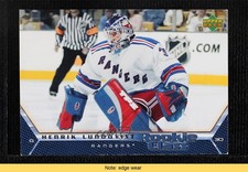 2005-06 Rookie Class Commemorative Card Boxtoppers Henrik Lundqvist HOF READ 0c3. rookie card picture
