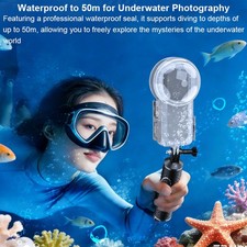 50M for Insta 360 X5 Dive Case Waterproof Housing Invisible Diving Underwater