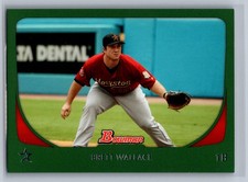 2011 Bowman Green 154 Brett Wallace   Houston Astros  SN450 Baseball Card