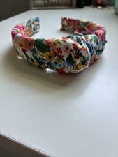 Floral Knotted Fabric Headband Multicolor for Women Teens