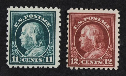 CKStamps: US Stamps Collection Scott#473 474 Franklin Mint H OG