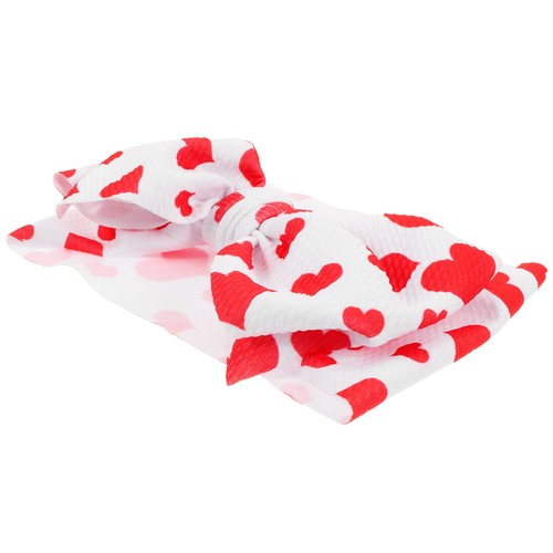 Printed Bow Hairband Baby Girl Toddler Newborn Bows Girls Headbands - Foto 3 di 12