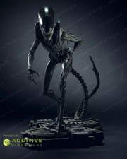 Dog Alien Walking Xenomorph FAN ART 1:4 Statue Resin 3D printed DIY Model Kit
