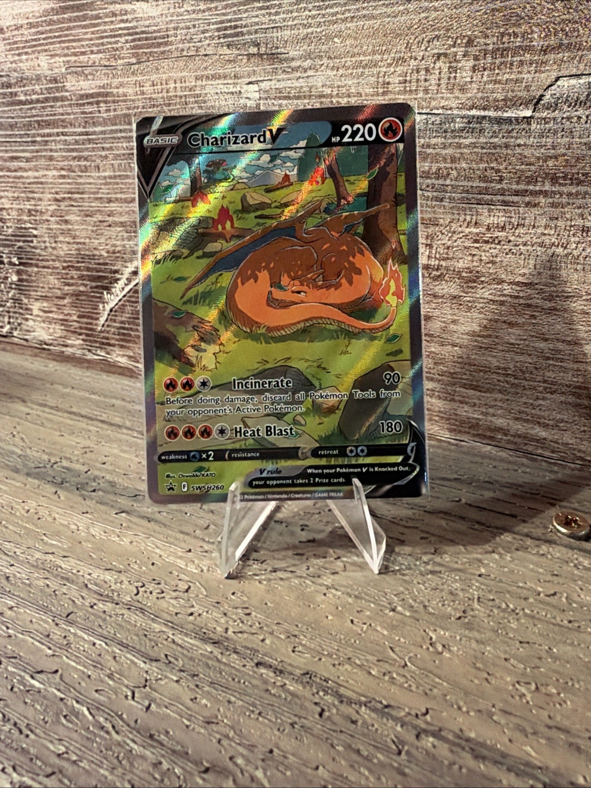 Pokemon Company Charizard V SWSH260 Holo Promo English NM
