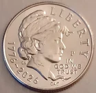 1776~2026 P Semiquincentennial Emerging Liberty Dime Coin