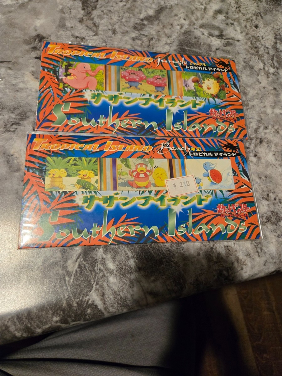 島 20枚 Pokémon Tropical Island Jungle And Beach Set Mint Sealed | eBay