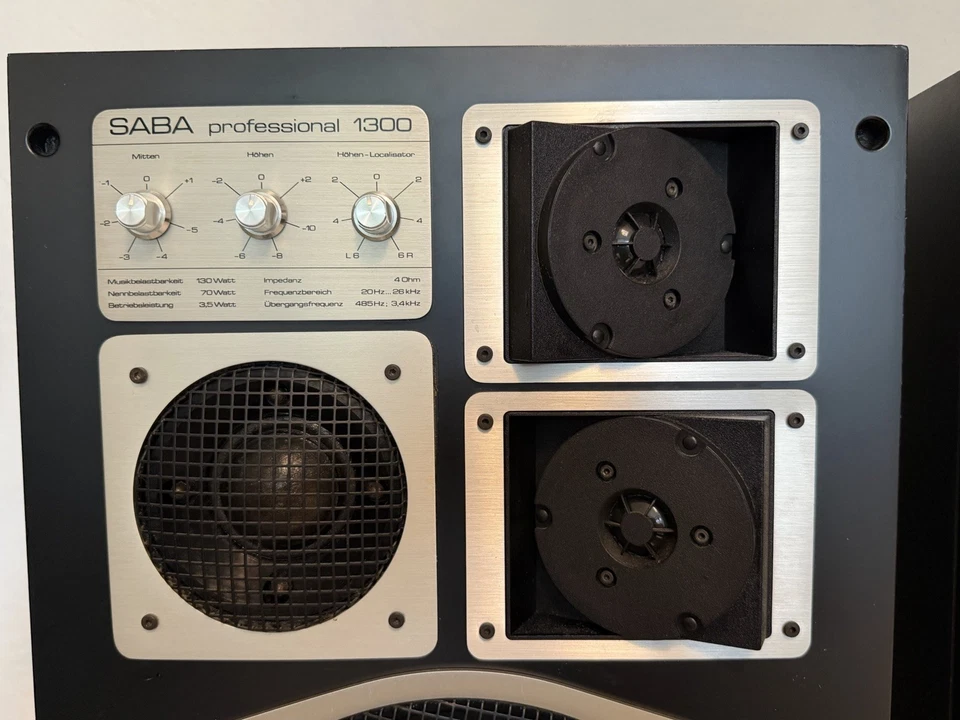 Saba Ultra HiFi 1300 casse altoparlanti da pavimento vintage - Immagine 2 di 4