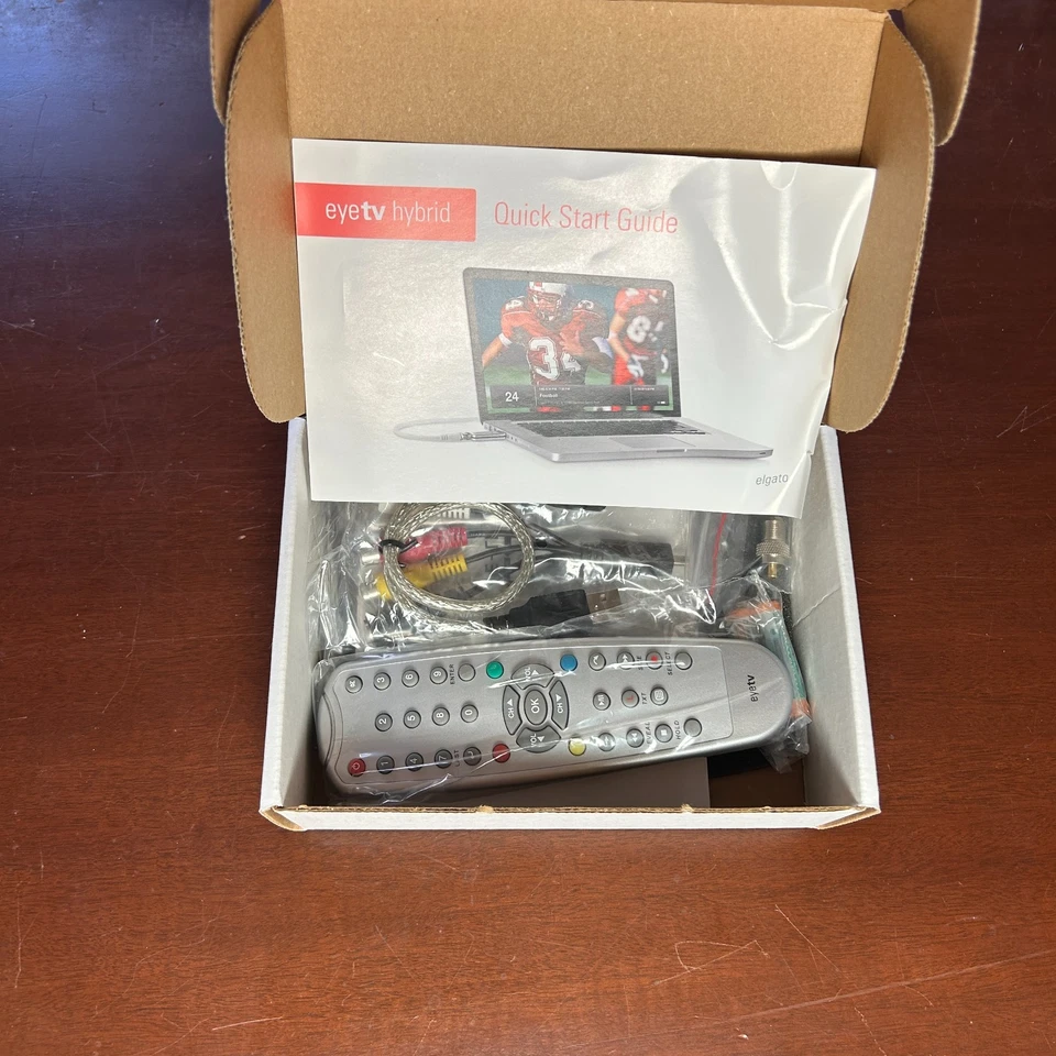 Elgato EyeTV Hybrid TV Tuner Stick HDTV Analog TV for Mac or PC New Open Box - Image 2 of 4