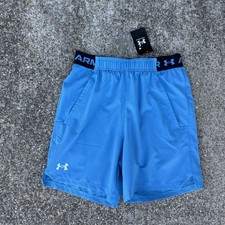 Men's Under Armour UA Vanish FITTED Woven 6" Lightweight Shorts NEW Sz S Blue