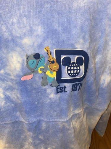Disney Parks Walt Disney World Lilo & Stitch Spirit Jersey Tie Dye Size XS - Picture 3 of 7