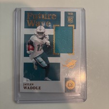 2021 Panini Encased - Future Wave Materials Jaylen Waddle #FWM-JW /75 (MEM, RC)