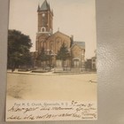 First M.E. Church Postcard Gloversville NY 1907 Postmark w/ 1 Cent Stamp — photo 1