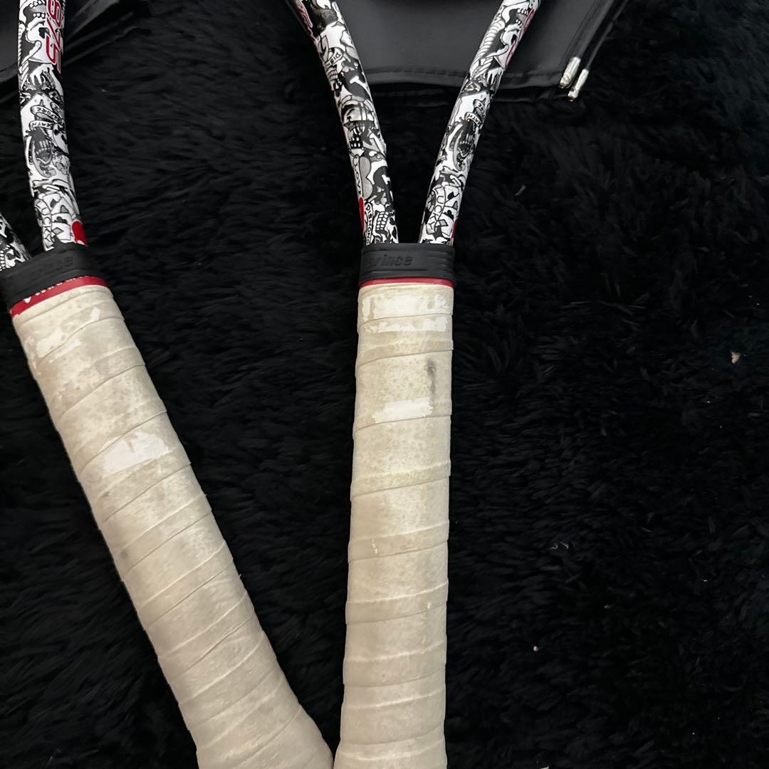 Prince x Hydrogen tennis racket pair O3 TATTOO 100 | eBay