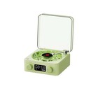 WAVES KW03 White Noise Bluetooth Speaker Ambient Light Alarm Clock, Dark Green — photo 8