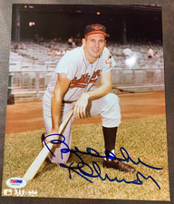 Brooks Robinson PSA Certified 8 X 10 Autographed Photo Free Shipping