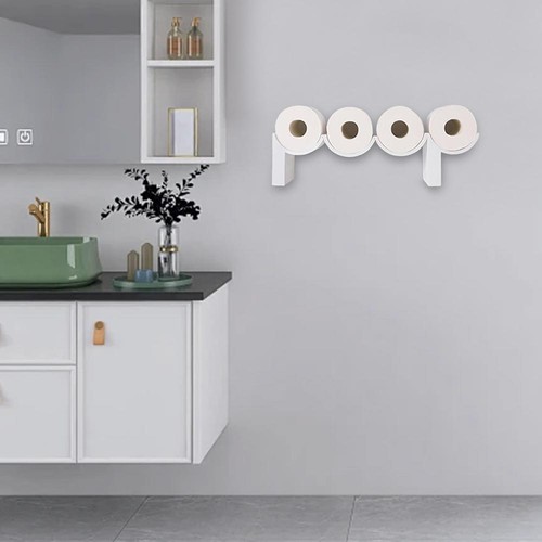 The POOP - Toilet Paper Holder, Functional and Fun TP Shelf - Picture 5 of 8