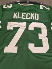 Joe Klecko Autographed/Signed Jersey JSA Green Custom Jersey
