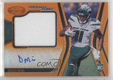 2020 Certified Freshman Fabric Signatures Mirror Orange Denzel Mims Auto pm6