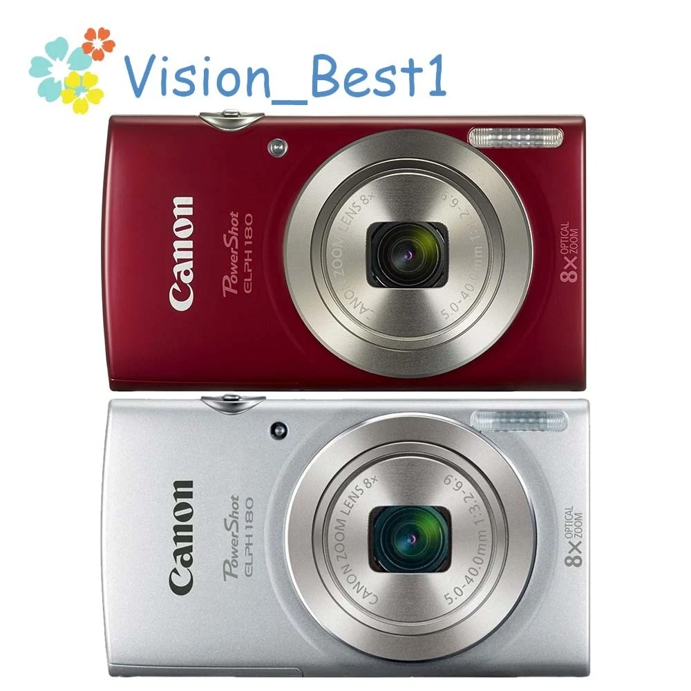 Canon PowerShot ELPH 180 Digital Cameras with CCD Sensor for Sale