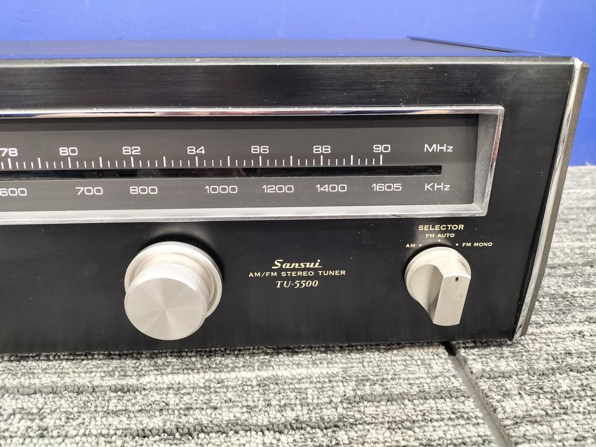 【2026年1/5〜発送★りん★プロ必読 専用Sansui TU-7500 SANSUI TU-5500 Tuner (Main Unit Only, Scratches and Dirt) USED