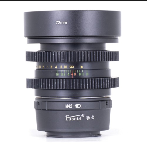 Helios 44 2/58 Prime Cine Mod Lens w/ Anamorphic Bokeh For Sony-E! 44M 58mm F2 - Picture 4 of 12