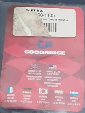 NEW GOODRIDGE 90-1135 STAINLESS BRAKE LINE KIT FRONT +2 2003-05