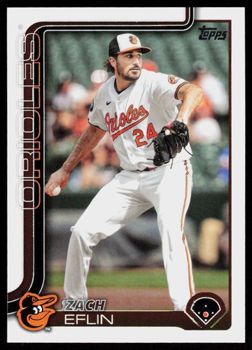 2025 Topps Zach Eflin #188 BASEBALL Baltimore Orioles - Picture 1 of 2