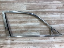 BENTLEY ARNAGE ROLLS ROYCE SERAPH OEM FRONT PASSENGER SIDE WINDOW CHROME TRIM