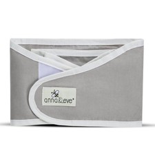 NWT Anna  Eve Baby Swaddle Strap Newborns and Infants - 100 Cotton Grey Large