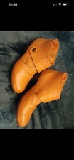 Lovely Leather Boots with front Strap Ankle Boots Size 7