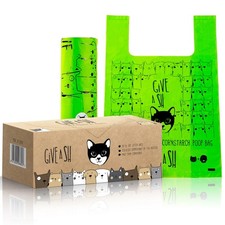 Biodegradable Cat Litter Bags - 30 Extra Large Poop Bags for Easy Cleanup