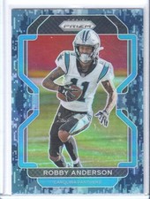 2021 Panini Prizm #312 Robby Anderson Navy Camo #/25