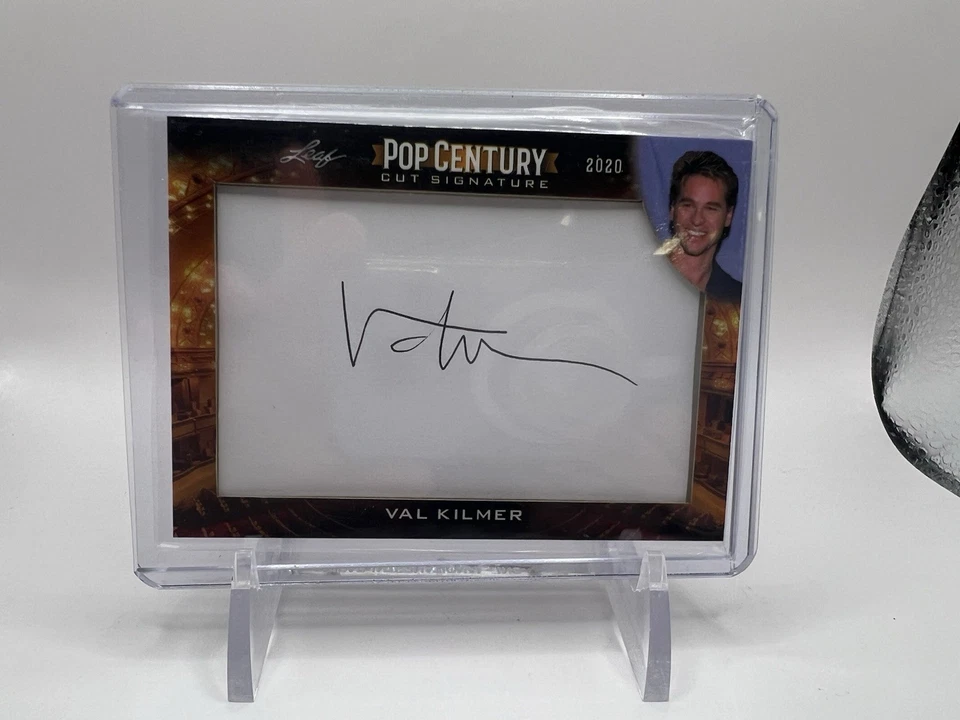 2020 Leaf Pop Century Cut Signatures Val Kilmer Autograph Auto NM-MT - Image 3 of 4