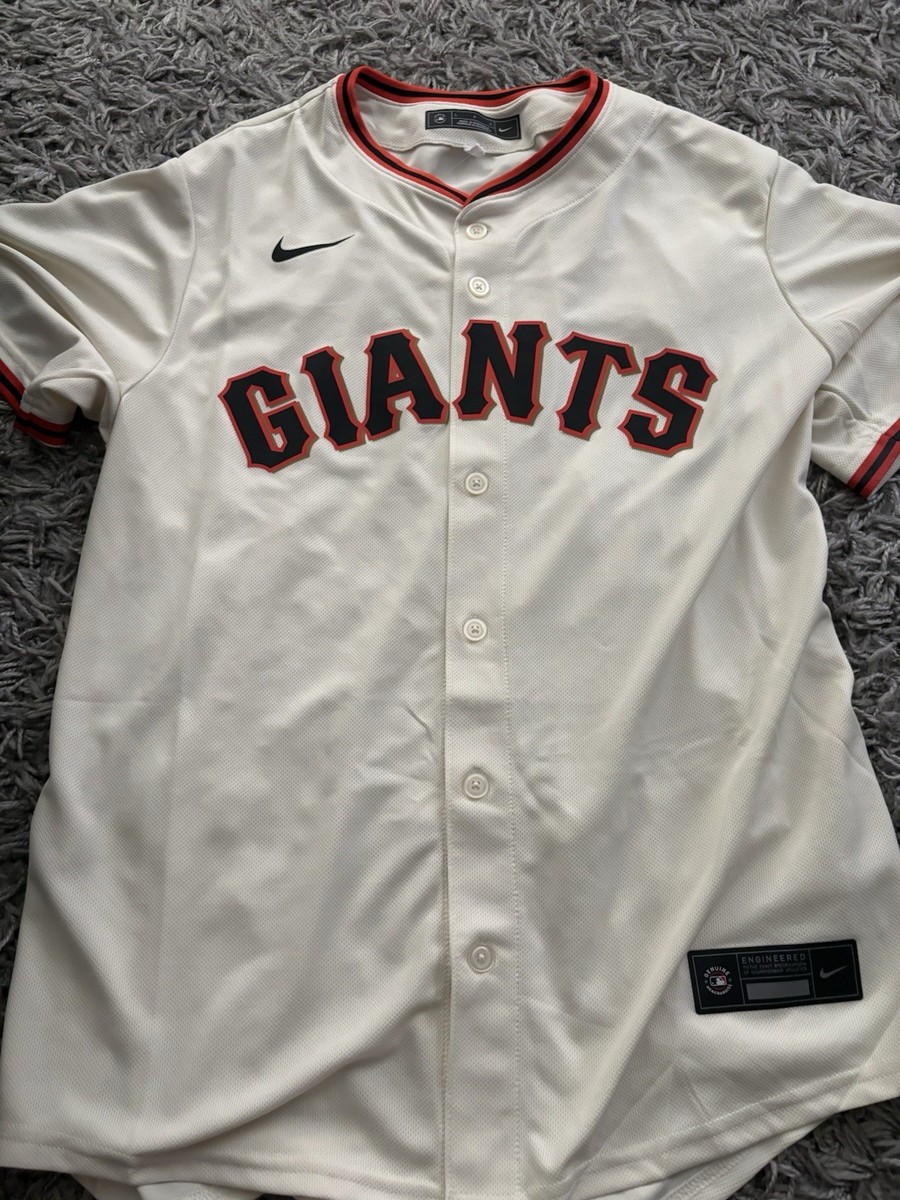 Nike GIANTS ユニフォーム 大勢15 Nike Youth Nike Cream San Francisco Giants Home Stadium Jersey