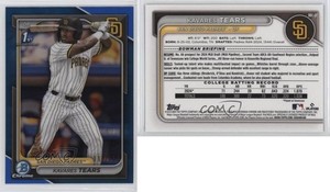 2024 Bowman Draft Chrome Blue Refractor /150 Kavares Tears #BDC-57