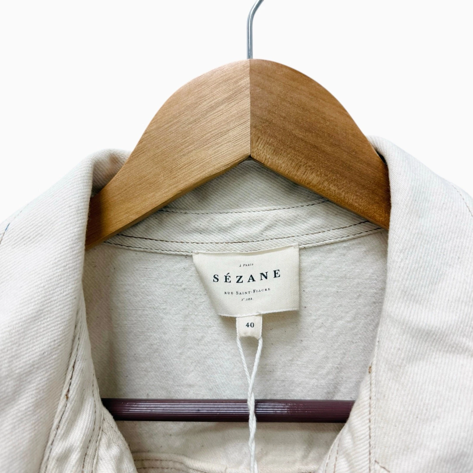 Abito Celine Robe Almere Denim Ecrù Donna Nuovo con etichette Taglia 8