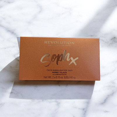 Revolution Soph X Glow Highlighter Duo Pressed Powder For Face Cheeks