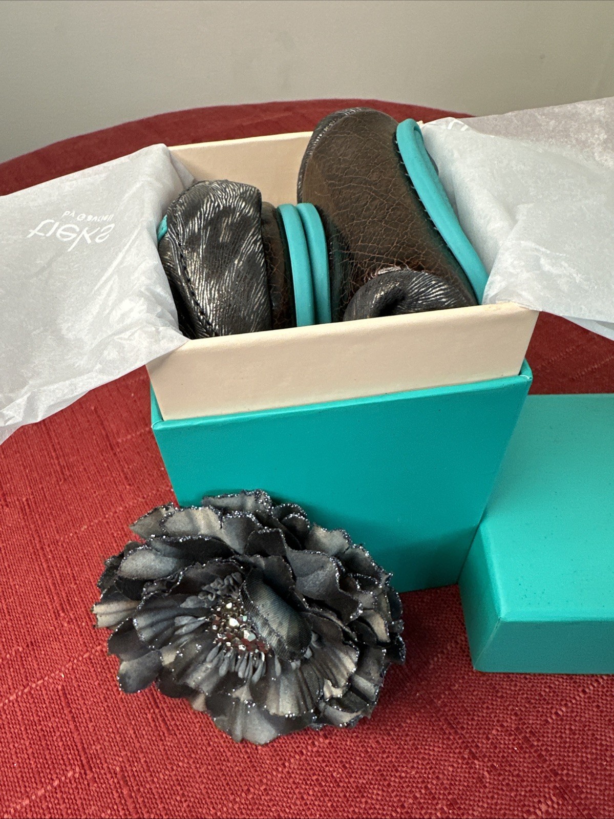Tieks LIMITED EDITION Black Leopard! Size 11 Brand New In Box! image 2