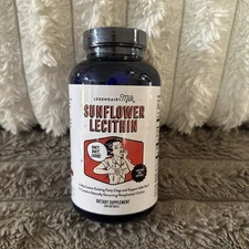 Legendairy Milk Sunflower Lecithin 1200mg 200 Softgels EX 3/27 Milk Flow LDL Sup