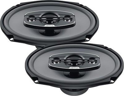 HERTZ UNO Series X-690 6x9 Four-Way Coaxial Speakers (Pair) NEW Damaged Box