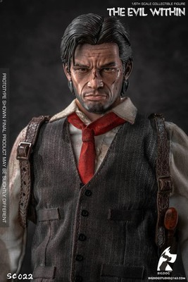 Bigdog Studio SC022 1/6 The Evil Within Sebastian männliche Actionfigur Modell Spielzeug