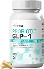 GLP-1 Probiotic Weight Loss Support Supplement - Women Men GLP1 Booster with Ber