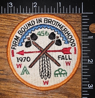 Powhatan Lodge 456 Blue Ridge Mountains Council 1970 Brotherhood OA WWW Patch